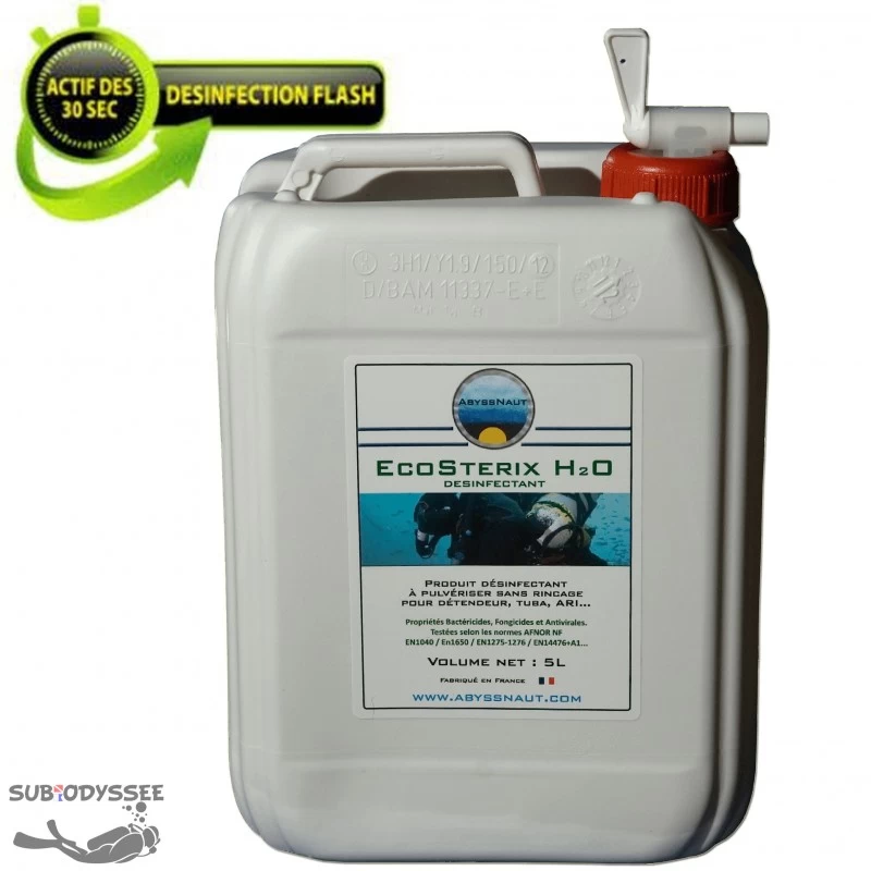 Désinfectant OKSYBIO 100-ECOSTERIX 5 Litres Sans Rinçage - Abyssnaut 1 Désinfectant OKSYBIO 100-ECOSTERIX 5 Litres Sans Rinçage - Abyssnaut