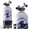 Bouteille 12 Litres Court 230 Bars 2 Sorties TAG - Aqualung