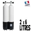 Bi-Bouteille De Plongée 2 X 6 Litres 230 Bars (Ø140mm) - Roth