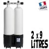 Bi-Bouteille De Plongée 2x9 Litres 230 Bars (Ø 171mm) - ROTH