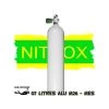 Bouteille 7 Litres 230 Bars Aluminium BLANC Nitrox - Luxfer