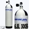 Bouteille Carbone 6,8 Litres 300 Bars + Robinet 1 Sortie - CarbonDive