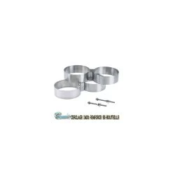 Cerclage Inox Renforcé Pour Bi-Bouteille Inox Largeur:30mm