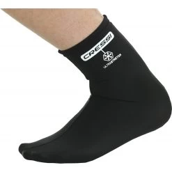 Chaussons FIN SOCKS Lycra NOIR - Cressi -Pro Dive Soldes cressi chaussettes fins socks ultra stretch lycra plongee sub odyssee pas cher 3