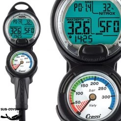 Console LEONARDO 2 éléments (ordinateur + Manomètre) - Cressi