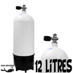 Bloc 12 Litres Court 1 Sortie Acier - Eurocylinder