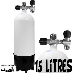 Bloc 15 Litres 2 Sorties Acier - Eurocylinder