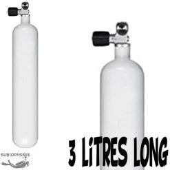 Bouteille 03 Litres Long 232 Bars Acier - Eurocylinder