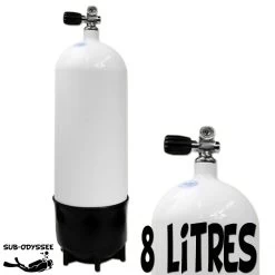 Bouteille 08 Litres 230 Bars Acier - Eurocylinder