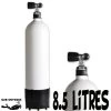 Bouteille 8.5 Litres Long 230 Bars Acier 1 Sortie Fond Bombé - Eurocylinder