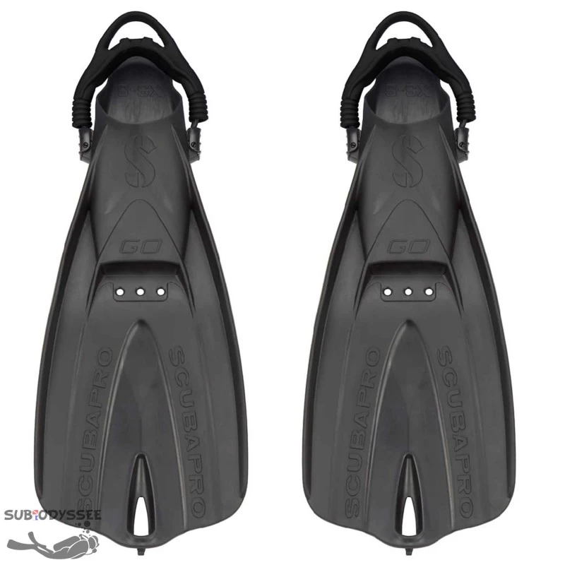 GO VOYAGE Palme Réglable Noire - Scubapro 1 GO VOYAGE Palme Réglable Noire - Scubapro