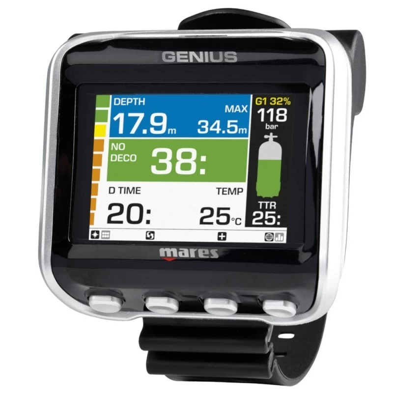 GENIUS Ordinateur De Plongée Couleur - Mares 2 GENIUS Ordinateur De Plongée Couleur - Mares – Image 2