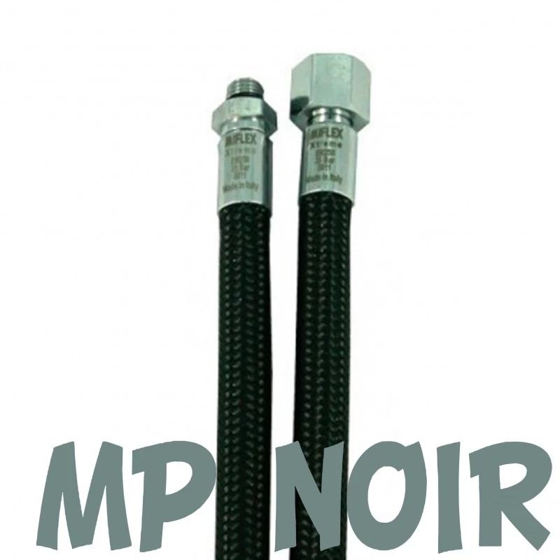 Flexible Tressé NOIR Moyenne Pression 3/8" Pour Détendeur De Plongée - MIFLEX 1 Flexible Tressé NOIR Moyenne Pression 3/8" Pour Détendeur De Plongée - MIFLEX