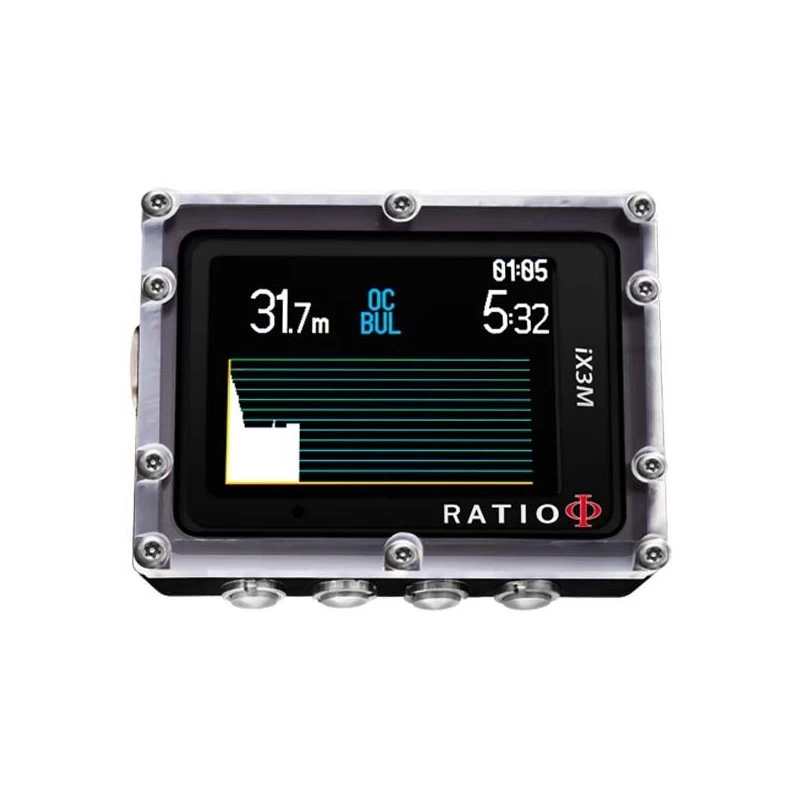 Ordinateur De Plongée IX3M TECH+ Air/Nitrox/Trimix Normoxique - RATIO 5 Ordinateur De Plongée IX3M TECH+ Air/Nitrox/Trimix Normoxique - RATIO – Image 5