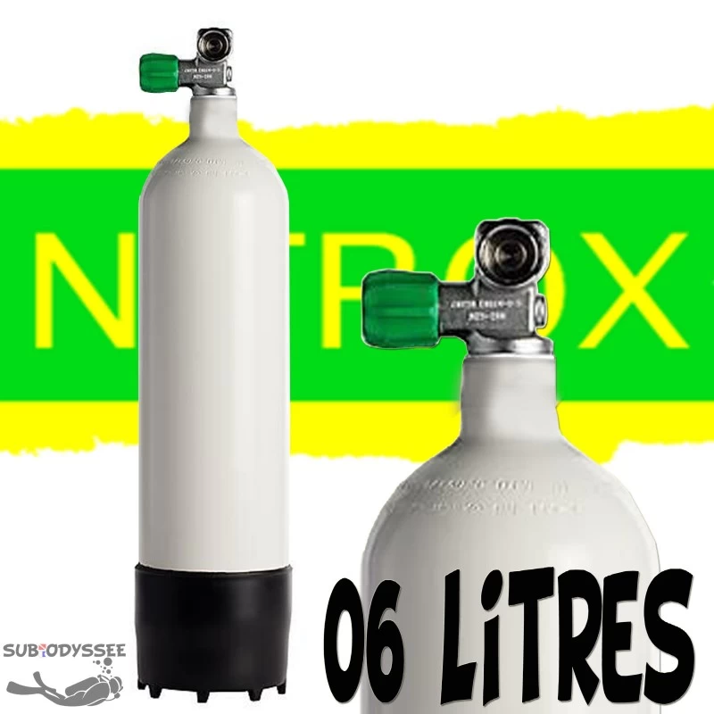 Bouteille 06 Litres 230 Bars Acier 1 Sortie NITROX - Roth 1 Bouteille 06 Litres 230 Bars Acier 1 Sortie NITROX - Roth