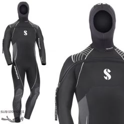 DEFINITION Front Zip Homme Monopièce 7mm Avec Cagoule - Scubapro