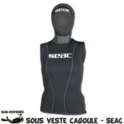 Gilet Sous-Veste A Cagoule Attenante 3,5 Mm Femme - Seac