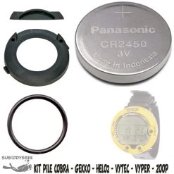 Kit Pile COBRA / GEKKO / HelO2 / VYTEC / VYPER / ZOOP - Suunto