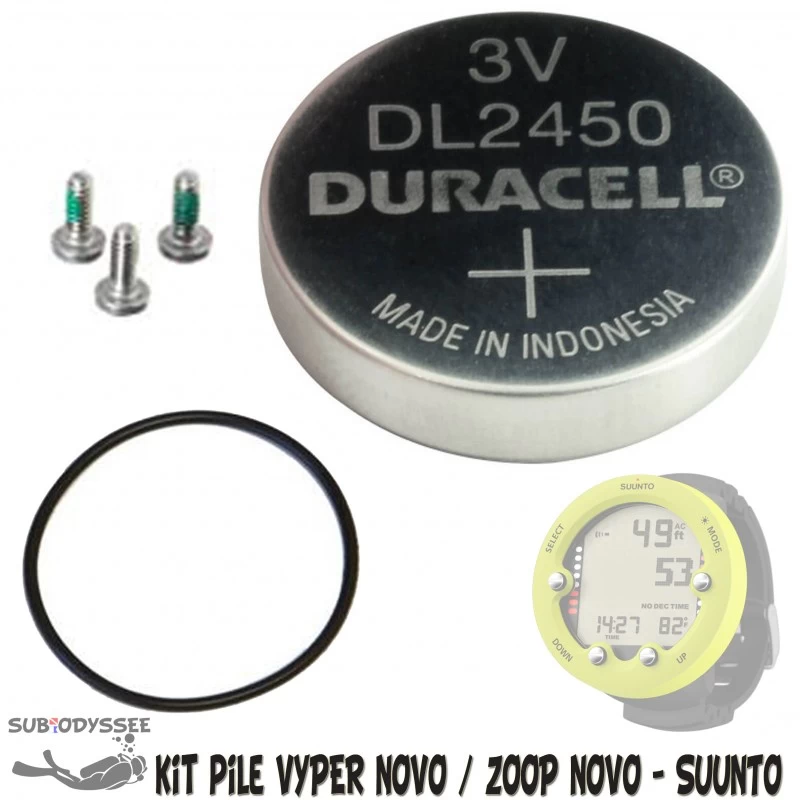 Kit Pile ZOOP NOVO / VYPER NOVO - Suunto 1 Kit Pile ZOOP NOVO / VYPER NOVO - Suunto