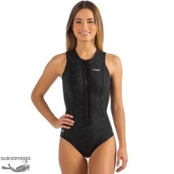 TERMICO Maillot Bain Femme Néoprène 2mm - Cressi -Pro Dive Soldes termico maillot bain femme neoprene 2mm cressi 2