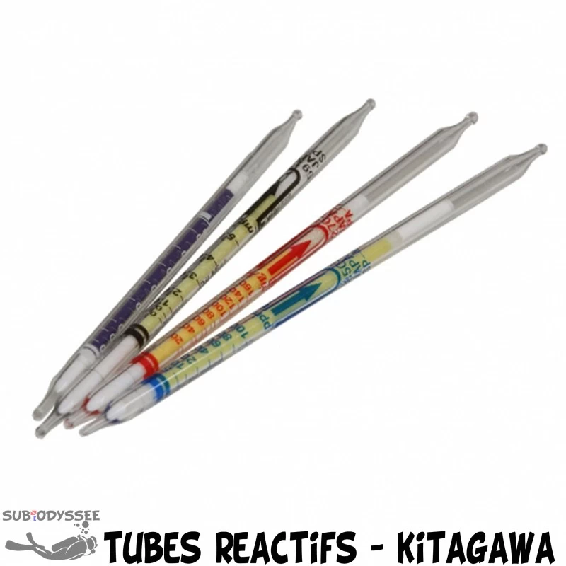 Tubes Réactif De Rechange Pour Analyse D'air (4 Lots De 10 Tubes) - Kitagawa 1 Tubes Réactif De Rechange Pour Analyse D'air (4 Lots De 10 Tubes) - Kitagawa
