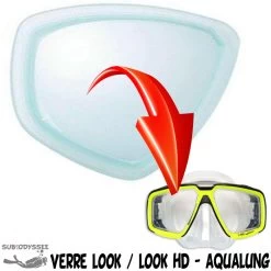 Verre Correcteur LOOK1 & LOOK HD Négatif (-1.0 à -10.0) - Aqualung